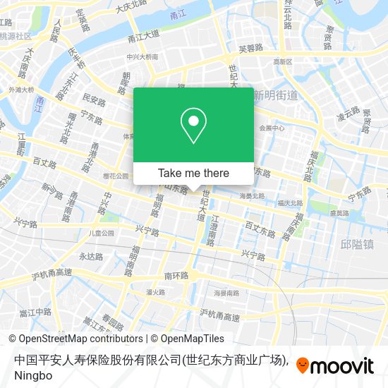 中国平安人寿保险股份有限公司(世纪东方商业广场) map