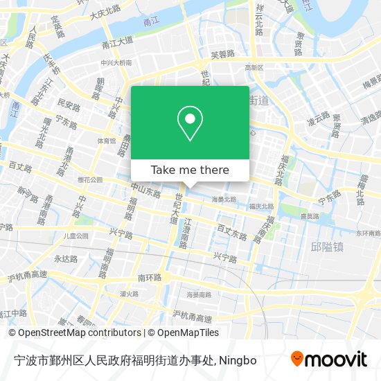 宁波市鄞州区人民政府福明街道办事处 map