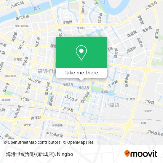 海港世纪华联(新城店) map