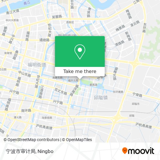 宁波市审计局 map