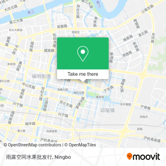 雨露空间水果批发行 map