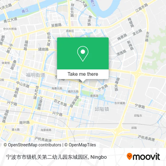 宁波市市级机关第二幼儿园东城园区 map