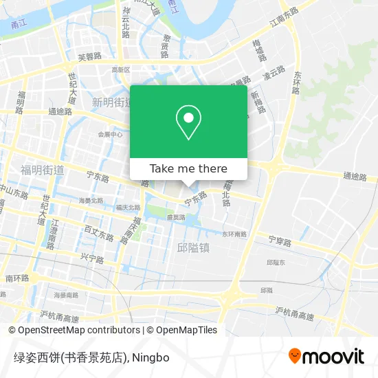 绿姿西饼(书香景苑店) map