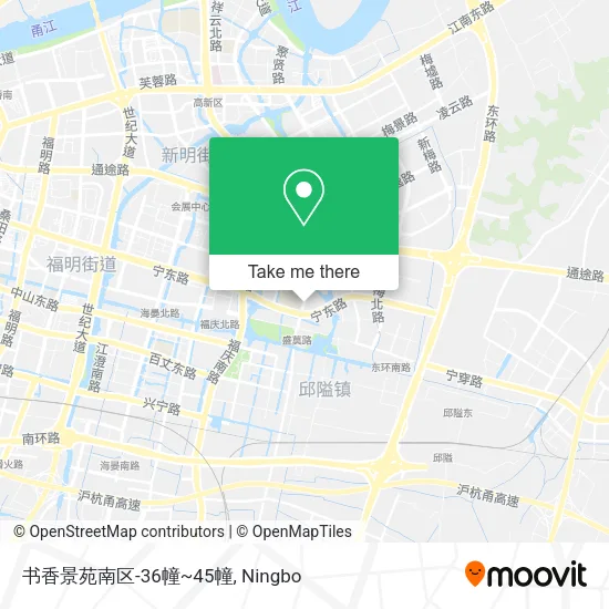 书香景苑南区-36幢~45幢 map