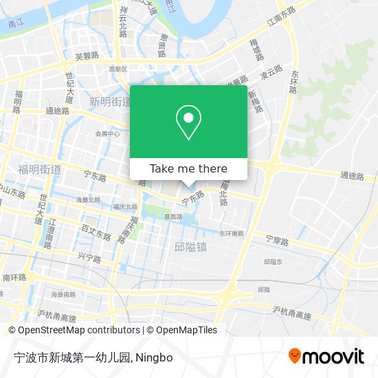 宁波市新城第一幼儿园 map