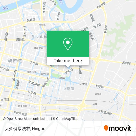 大众健康洗衣 map