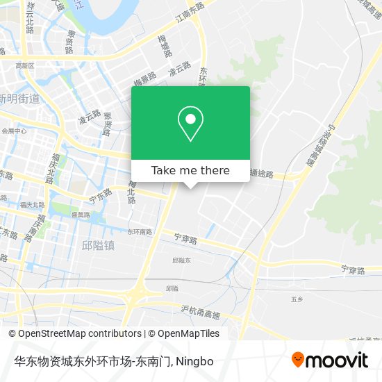 华东物资城东外环市场-东南门 map