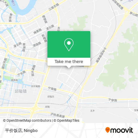 平价饭店 map