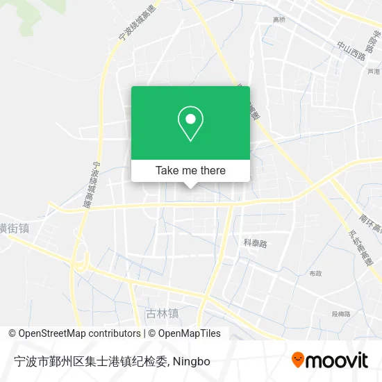 宁波市鄞州区集士港镇纪检委 map