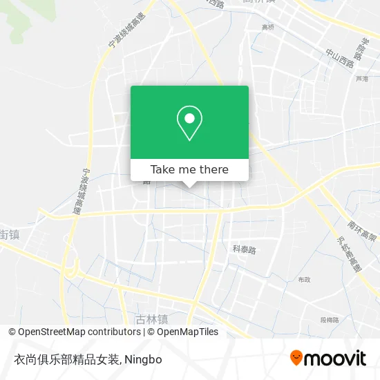 衣尚俱乐部精品女装 map
