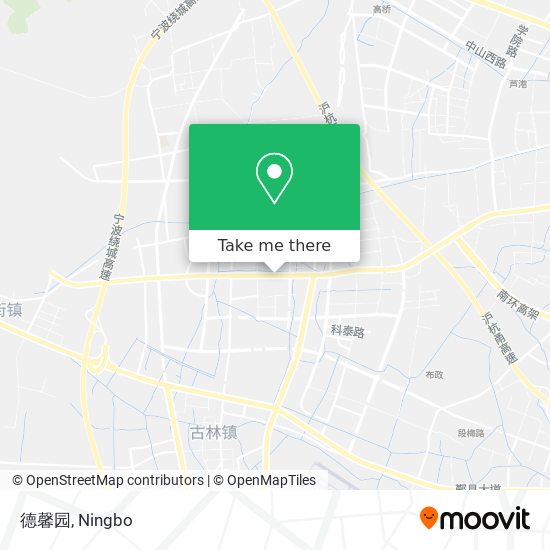 德馨园 map