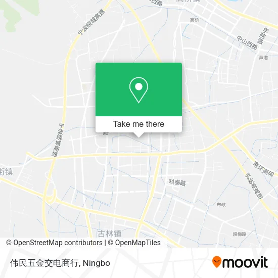 伟民五金交电商行 map