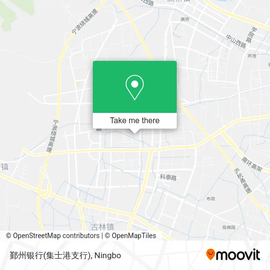 鄞州银行(集士港支行) map