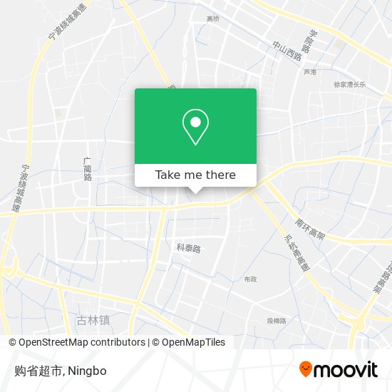 购省超市 map