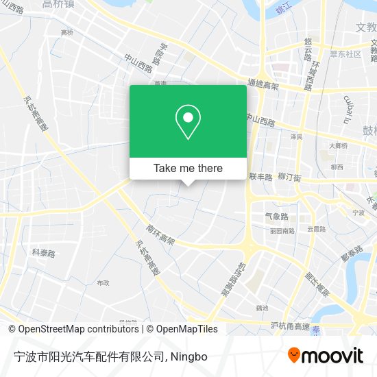 宁波市阳光汽车配件有限公司 map