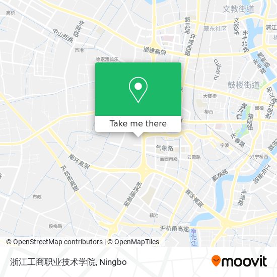 浙江工商职业技术学院 map