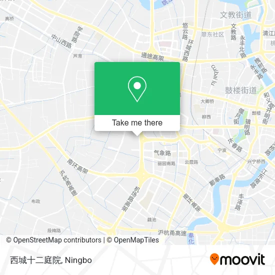 西城十二庭院 map