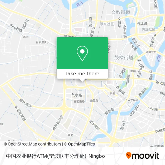 中国农业银行ATM(宁波联丰分理处) map