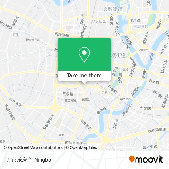 万家乐房产 map