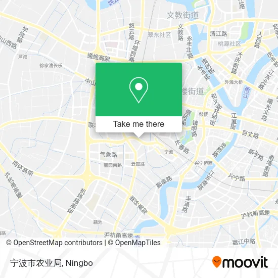 宁波市农业局 map