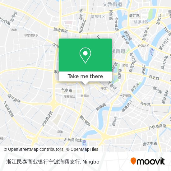 浙江民泰商业银行宁波海曙支行 map