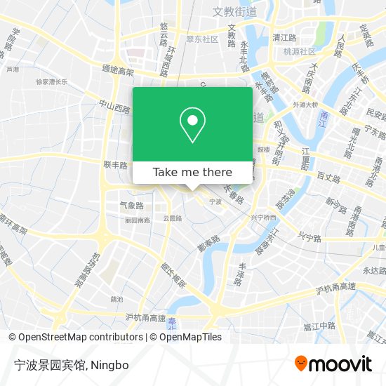 宁波景园宾馆 map
