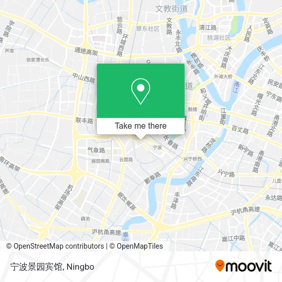 宁波景园宾馆 map