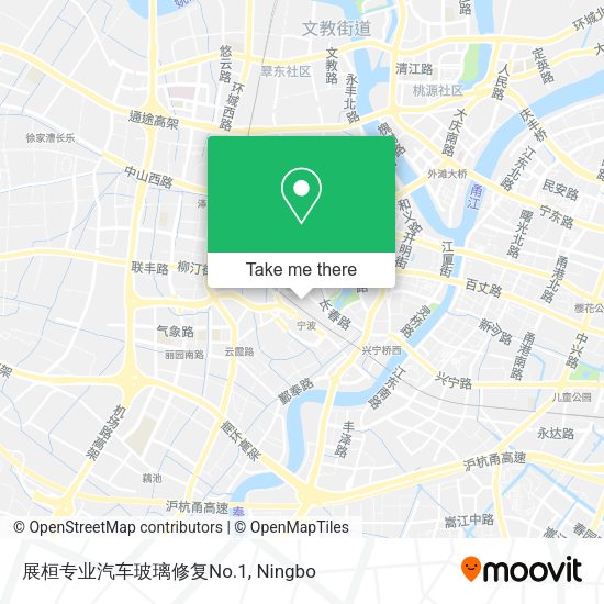 展桓专业汽车玻璃修复No.1 map