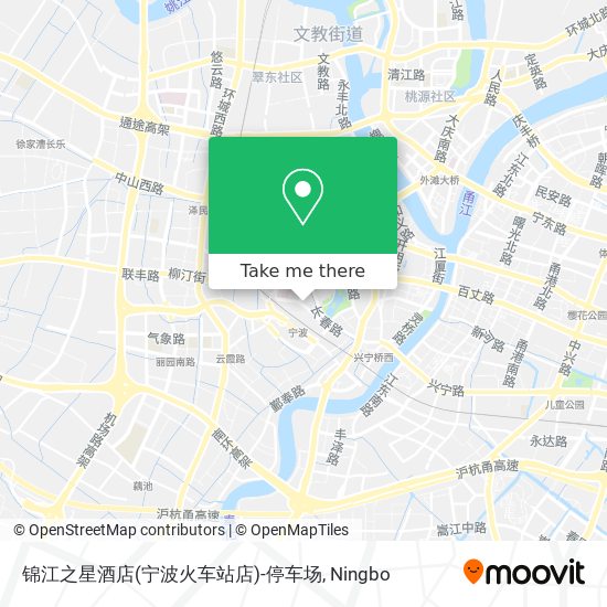 锦江之星酒店(宁波火车站店)-停车场 map
