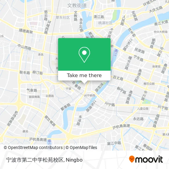 宁波市第二中学松苑校区 map