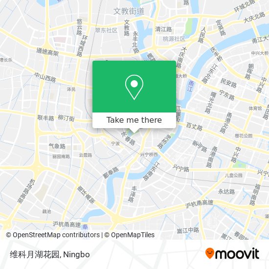 维科月湖花园 map