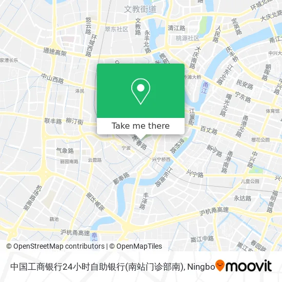 中国工商银行24小时自助银行(南站门诊部南) map