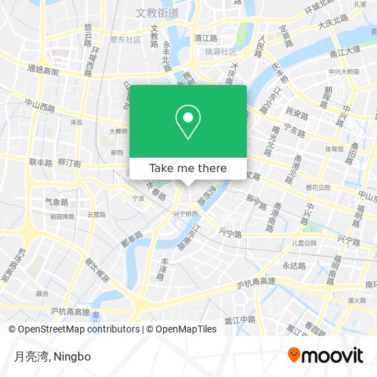 月亮湾 map