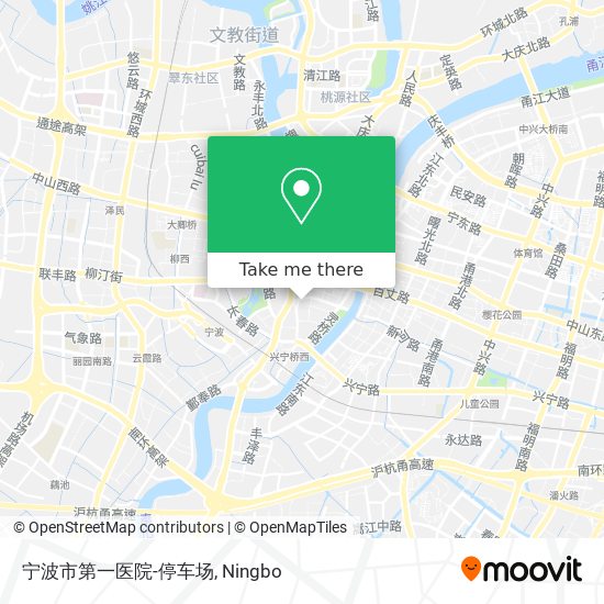 宁波市第一医院-停车场 map