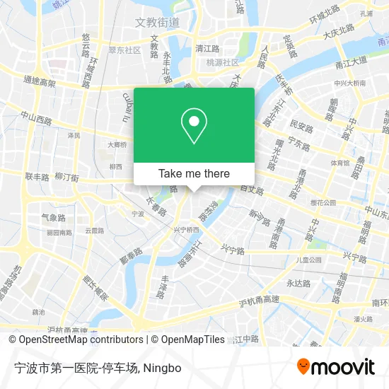 宁波市第一医院-停车场 map