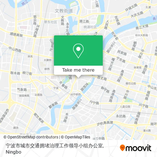 宁波市城市交通拥堵治理工作领导小组办公室 map