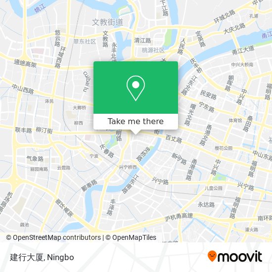 建行大厦 map