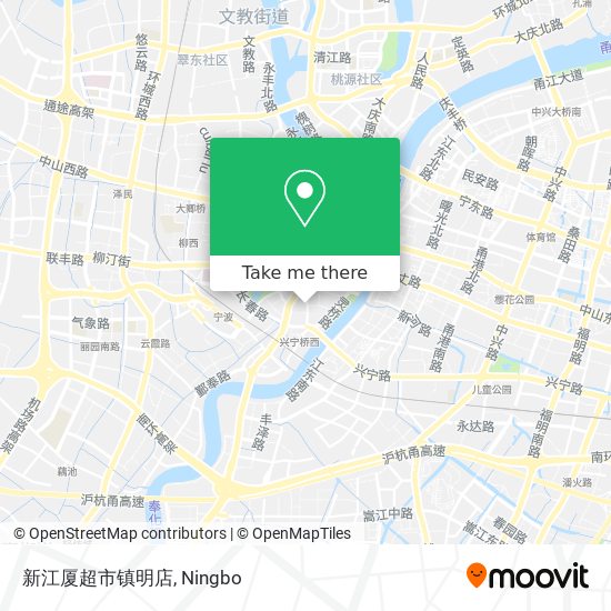 新江厦超市镇明店 map