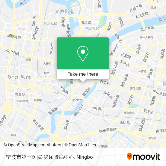 宁波市第一医院-泌尿肾病中心 map