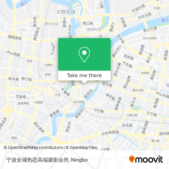 宁波全城热恋高端摄影会所 map