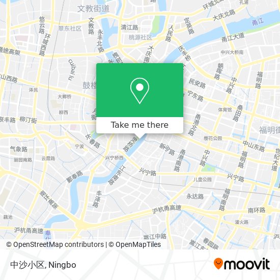 中沙小区 map