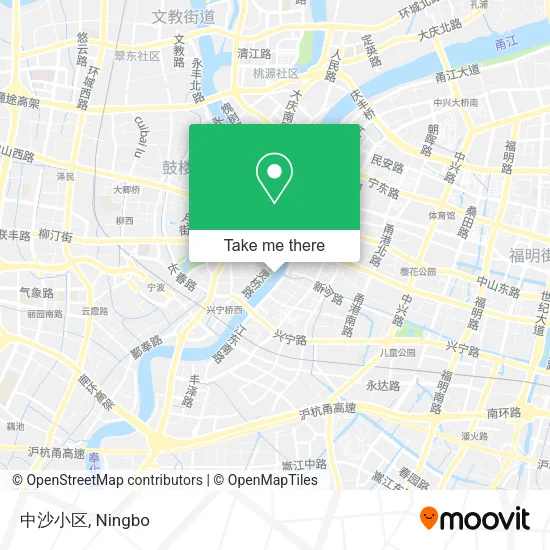 中沙小区 map