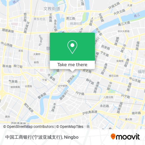 中国工商银行(宁波亚城支行) map