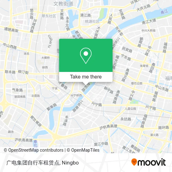 广电集团自行车租赁点 map