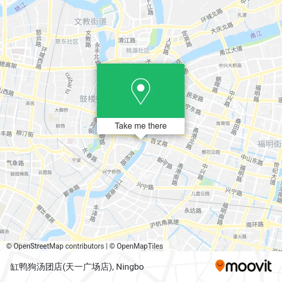缸鸭狗汤团店(天一广场店) map