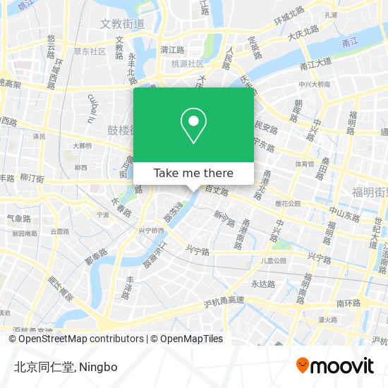 北京同仁堂 map