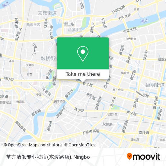 苗方清颜专业祛痘(东渡路店) map