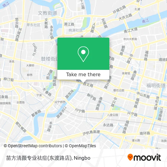 苗方清颜专业祛痘(东渡路店) map