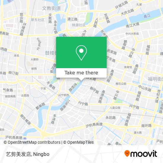 艺剪美发店 map