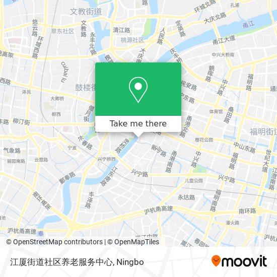 江厦街道社区养老服务中心 map